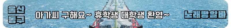 울산 동구 노래방알바