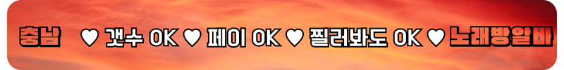충남 노래방알바