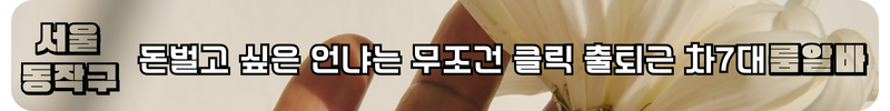 동작구 룸알바